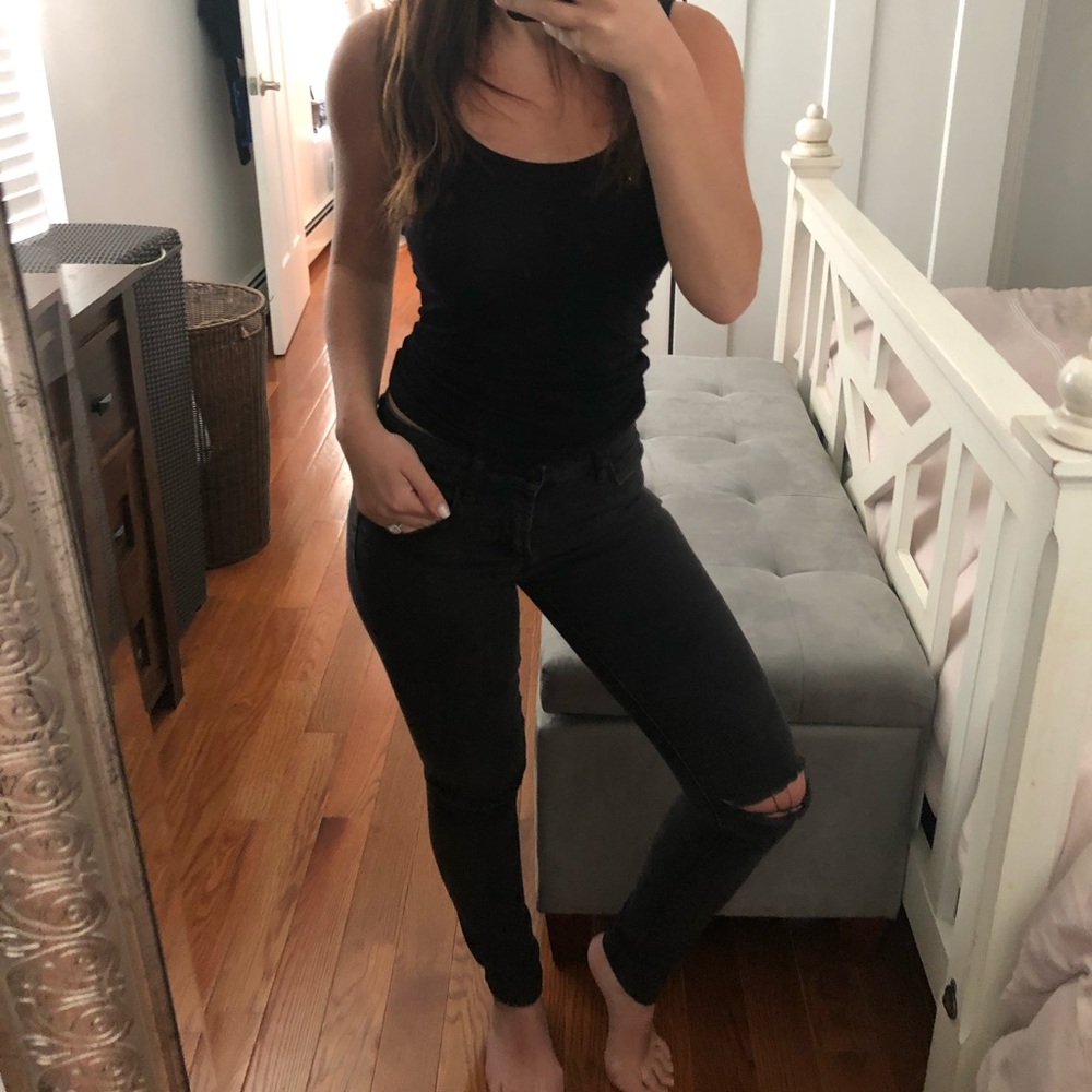 Articles of Society Black Distressed Jeans